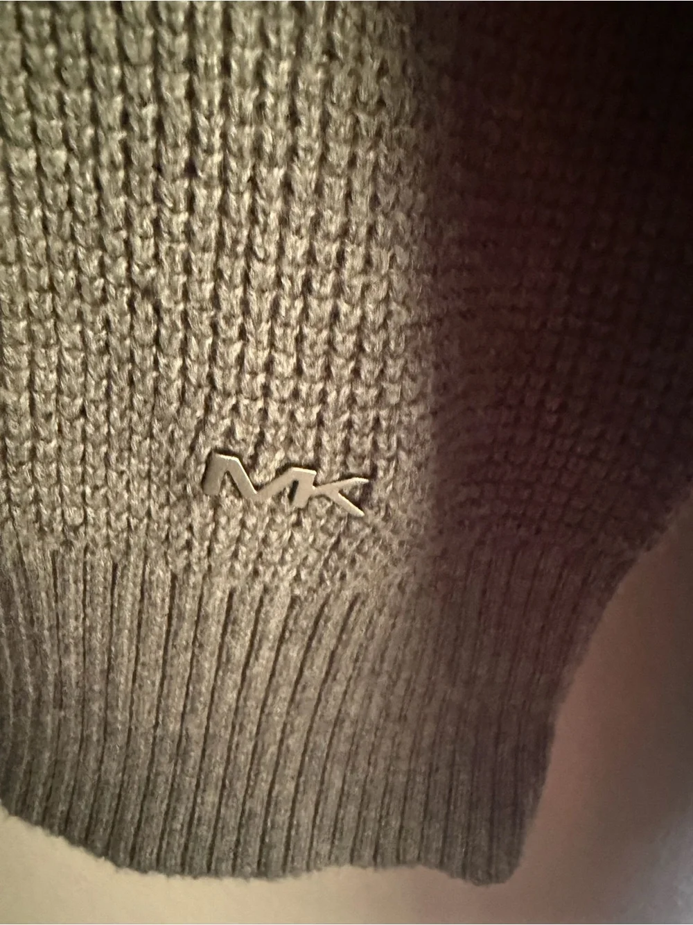 Michael Kors Men's Black Textured Quarter-Zip Long Sleeve Sweater Size Large - Picture 2 of 3